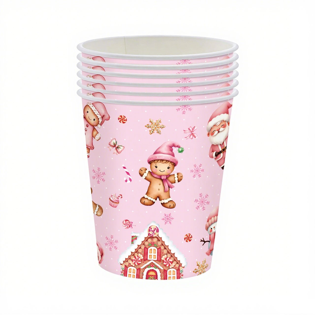 🏆2025 Christmas Hot Sale⚡Christmas Paper Plates & Napkins Set - 20-Pc Disposable Holiday Tableware for Kids Party (Cartoon Prints)