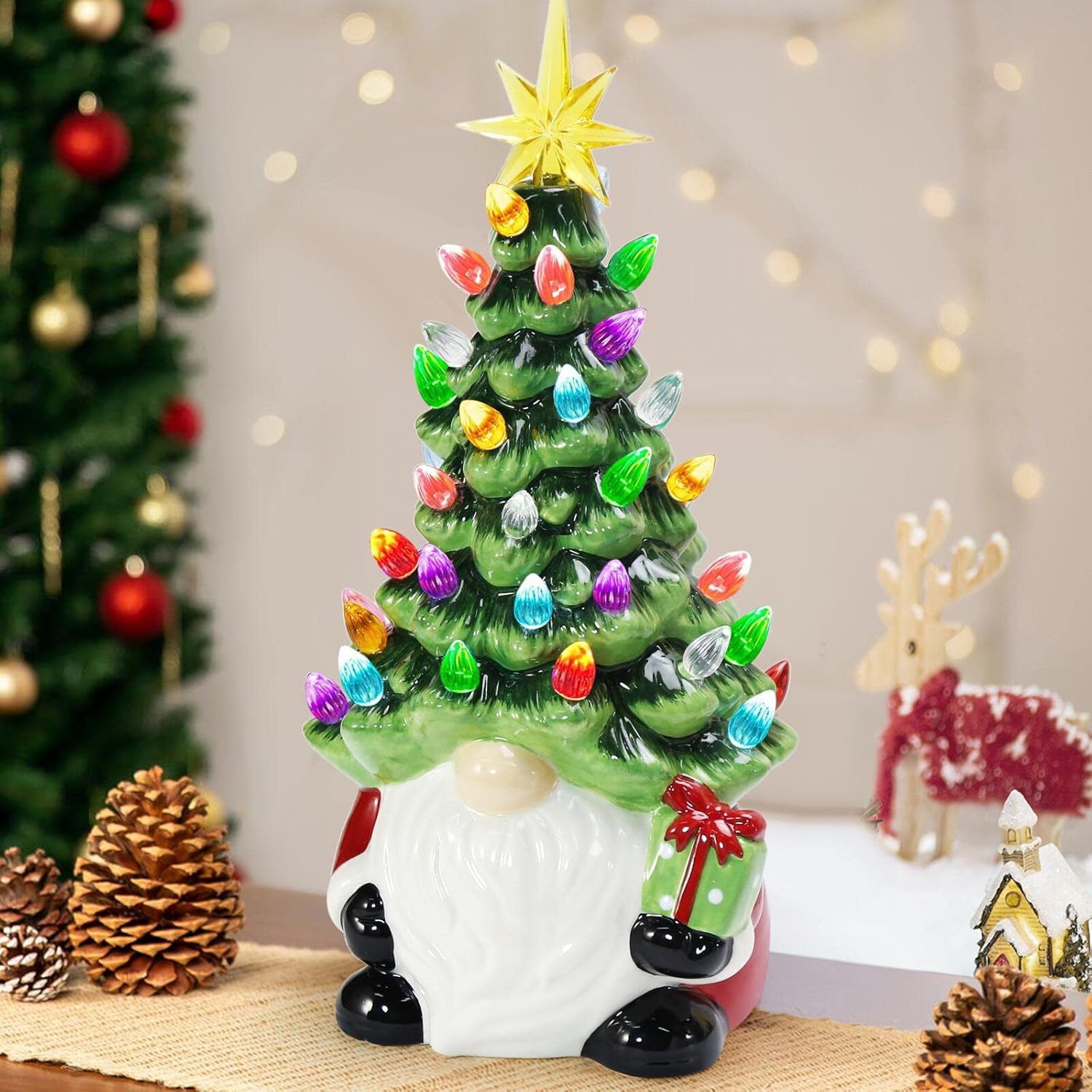 DIY Lighted  Christmas Gnome Tree - Best Gift For Family