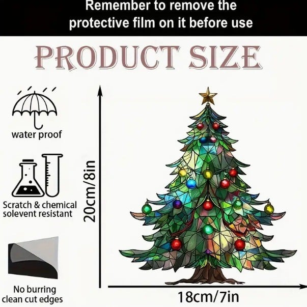 🎄🌈Christmas Tree Sun Catcher（2D Acrylic）