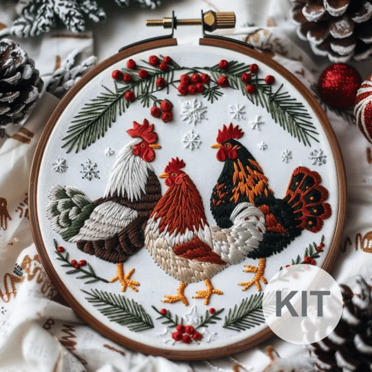 🔥DIY Christmas Embroidery KIT🎉