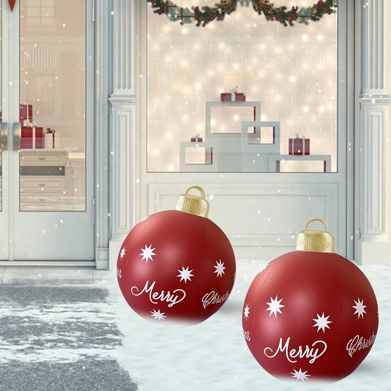 🎄Outdoor Christmas PVC inflatable Decorated Ball